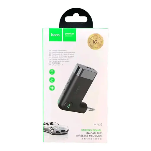 Bluetooth — AUX Адаптер HOCO E53 Dawn Sound AUX BT5.0 145mAh - фото 1