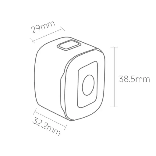 Велосипедная мигалка со стоп-сигналом Xiaomi HIMO Smart Bicycle Taillight (CUBE200) - фото 7