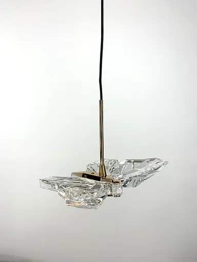 Кришталевий світлодіодний підвіс | Арт. H 008/1 GD | Line F - фото 6