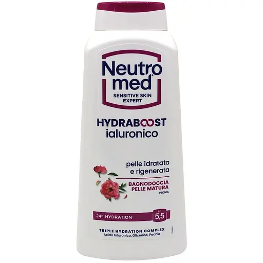 Гель для душу Neutromed Hydraboost омолоджувальний pH 5.5 півонія 600 мл