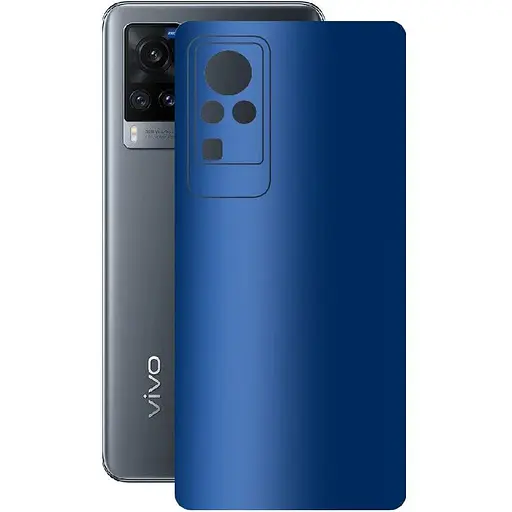 Захисна плівка StatusSKIN для Vivo X60 Pro 5G Корпус Вініл Синій матовий - фото 1