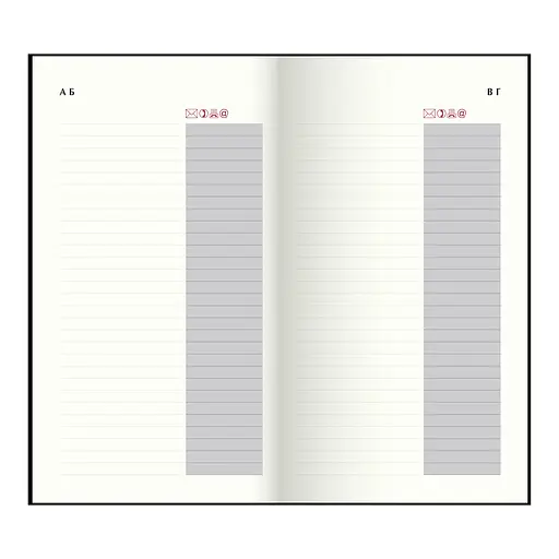 Еженедельник датированный Buromax Liga 2026 серый 153 х 85 мм (BM.2894-09) - фото 9