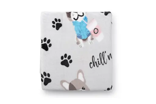 Плед Ardesto Flannel 160х200 см бульдоги (ART0112PB) - фото 2