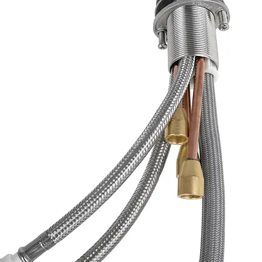 Смеситель для кухни с выдвижным изливом и подключением к фильтру графитовый Nett FWGr-33 Графит - фото 9