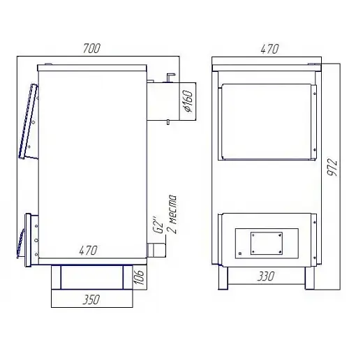 Твердопаливний котел Neon Flame 25кВт (T125341) - фото 8