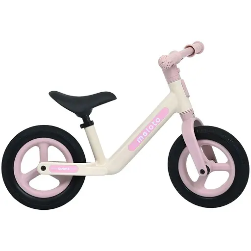 Беговел Meloto MBB 1047-3 до 20 кг 2 колеса колеса 10" оборот руля на 360° розовый