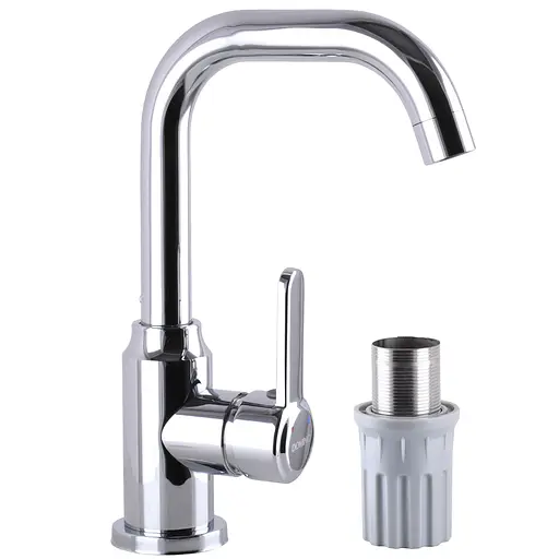 Смеситель для умывальника Domino Ellipse DCC-101L 000025130 Хром - фото 4