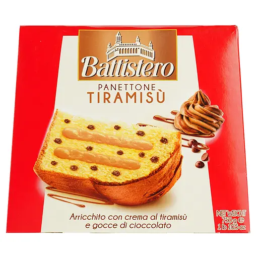 Паска Battistero з кремом тірамісу та шоколадними крихтами 750 г - фото 2