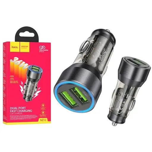 Зарядное устройство Hoco NZ12 QC3.0 2 x USB/18W