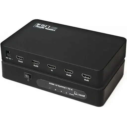 Видеосплиттер внешний Viewcon 4 выхода Hdmi VE 401