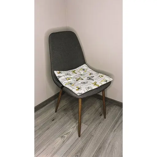 Водоотталкивающая подушка на стул Принт бабочки - фото 5