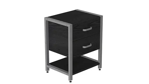 Тумба универсальная Вивьен 2/1 50x41x40 серый ДСП Сосна Кембра 16мм FRD-104185 - фото 7