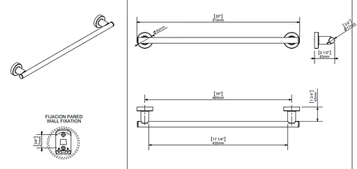 Тримач для рушника Sonia TP Black 166190 Чорний - фото 2