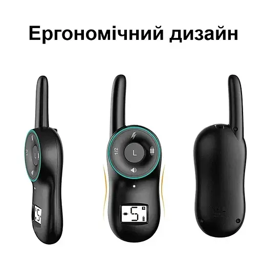 Электронный ошейник дрессировочный для средних собак с 3-мя видами воздействия PET dog 400 оранжевый - фото 2