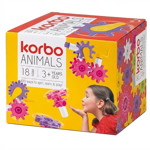 Набор для творческого конструирования Korbo Animals 18 деталей (R.1408)