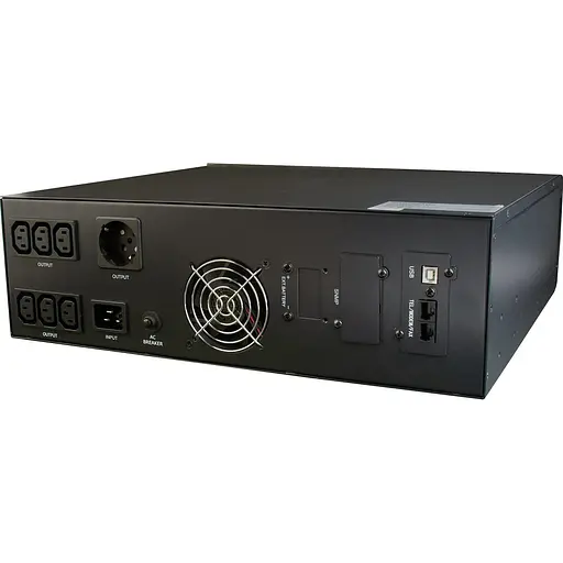 Джерело безперебійного живлення EnerGenie 2000 ВА / 1600 Вт / 9 А*ч (EG-UPSRACK-12) - фото 3