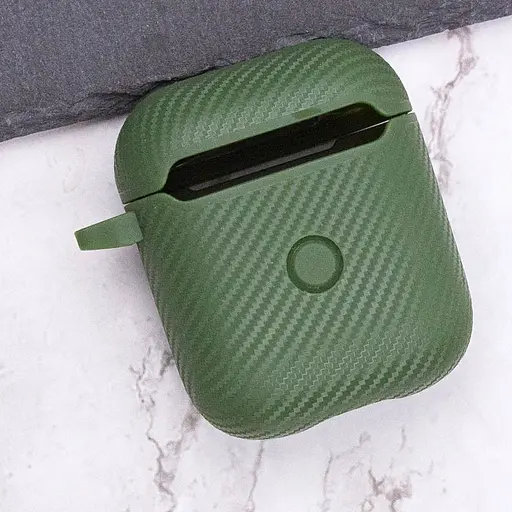 Футляр SGP Shockproof для наушников Airpods 1/2 Pine green - фото 4