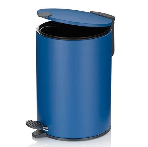 Ведро с педалью Mats, синее 3л (23612) - фото 2