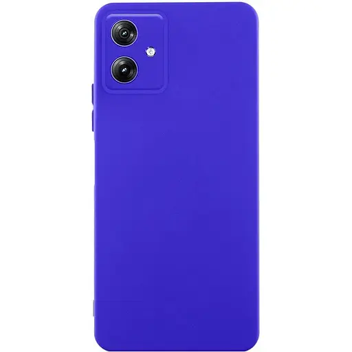 Чохол TPU Getman Liquid Silk Full Camera для Motorola Moto G54 Синій / Iris