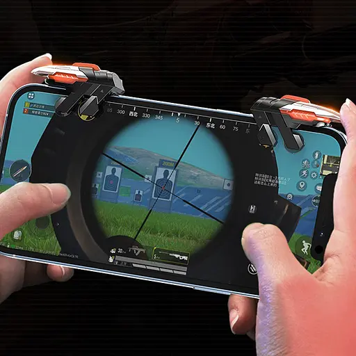 Ігровий макросный тригер зовнішній джойстик для телефону смартфона Memo AK06 Physical ігрові кнопки Black (18534) - фото 4