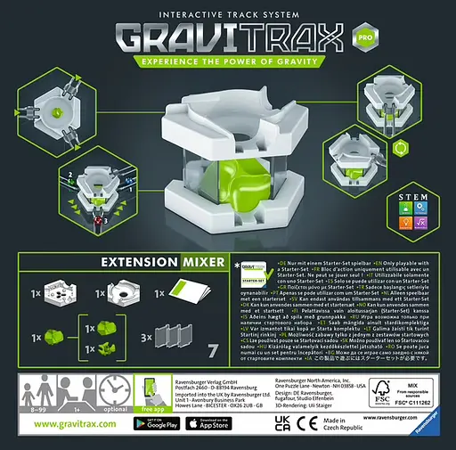 Додатковий набір до конструктора Ravensburger Gravitrax PRO Mixer розширюючий елемент 261758 - фото 4