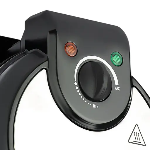 Електровафельниця Bitek BT-220 антипригарні пластини терморегулятор конус для ріжків 1200 Вт Чорний - фото 3