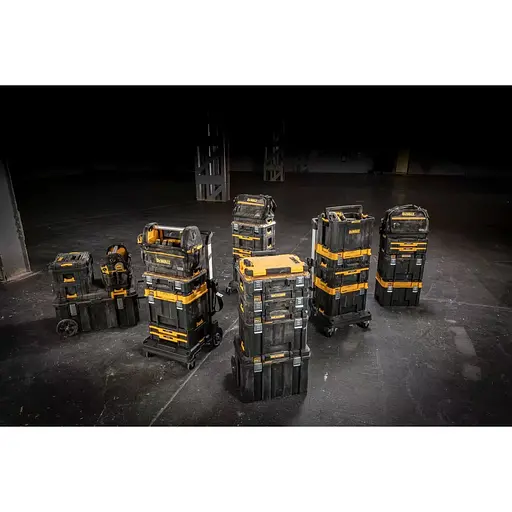 Ящик-тележка DeWalt Tstak McLaren с лотком и телескопической ручкой (DWST83347-1M) - фото 6