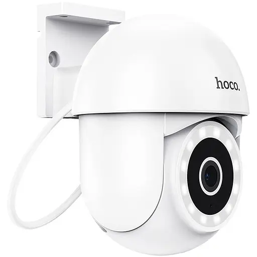 IP-камера для відеоспостереження Hoco D2 Outdoor PTZ HD White (611688) [143164]