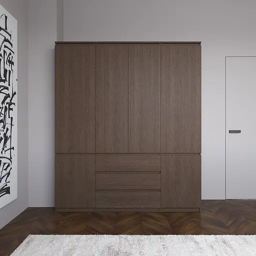 Шкаф для одежды Vays со штангой и полками, 3 ящика, комплект R9+R22-2 - фото 6