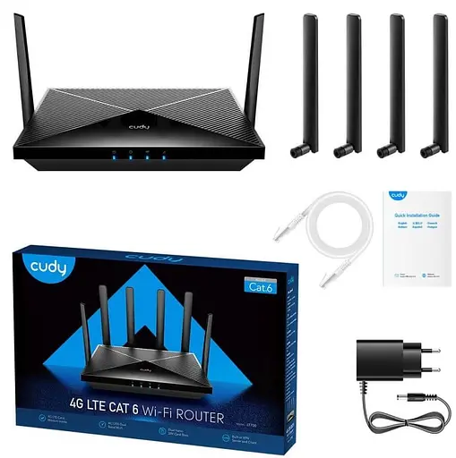 Роутер Cudy LT700 CAT6 WiFi 5 Mesh 4G (73-00515) - фото 5
