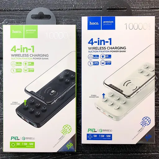 Беспроводной Power Bank Hoco J56 Sea power wireless 10 000mAh 18W PD/QC - фото 2