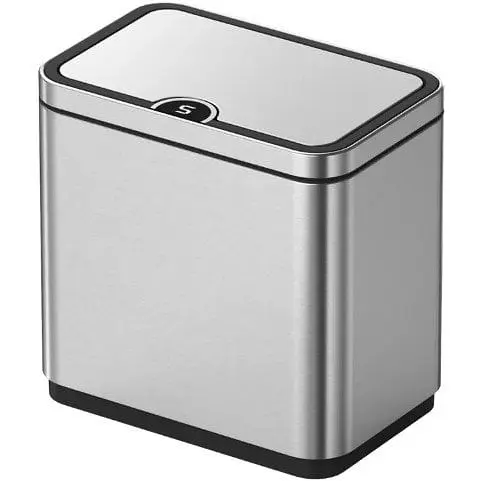 Мусорное ведро сенсорное прямоугольное Koer TC-020212-02 12 л нержавейка (KR5584)  - фото 1