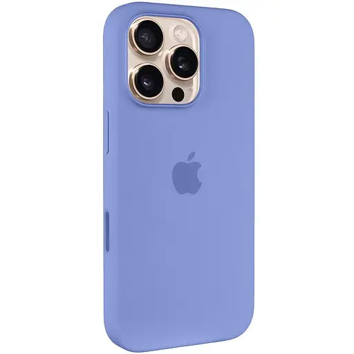 Чохол Epik Silicone case AAA with Magsafe and Animation button для Apple iPhone 16 Pro Max 6.9 Periwinkle