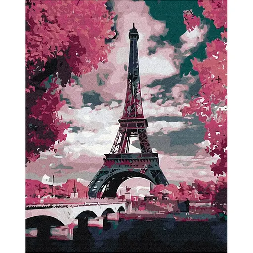 Картина за номерами Магнолії в Парижі Brushme 40x50 см кольорова 000276956