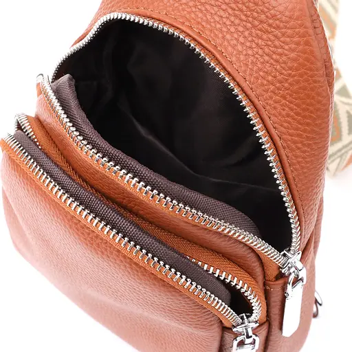 Женская кожаная сумка слинг Vintage 15х21.5х6.5 см sum0027535 - фото 7