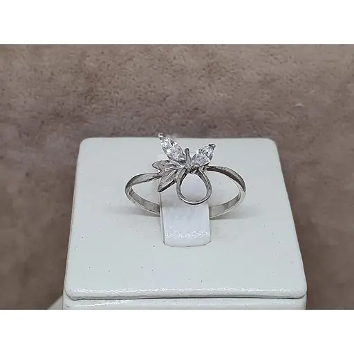 Срібне кільце Агні АНАСТАСІЯ з фіанітами. 1598Р-CZ 17 - фото 4