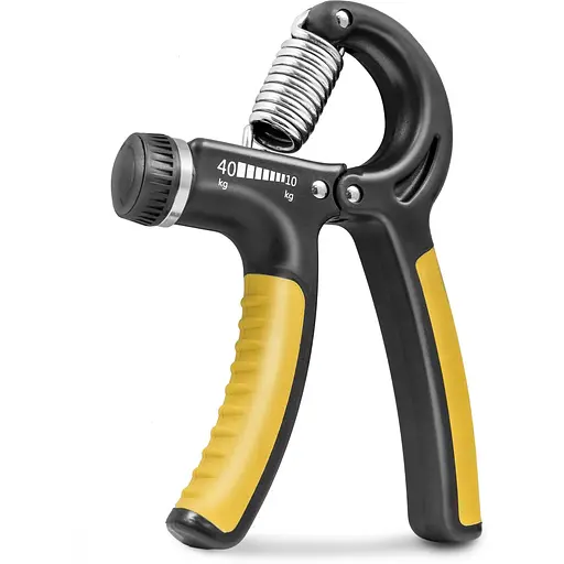 Эспандер регулируемый Hop-Sport 10-40кг HS-P040HG черно-желтый - фото 2