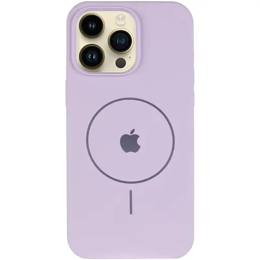 Чохол Silicone Case Full Protective AA V2 with MagSafe для Apple iPhone 14 Pro Max 6.7 Бузковий/Lilac - фото 2