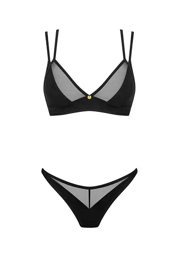 Сексуальний комплект Obsessive Nesari XL/2XL чорний - фото 6