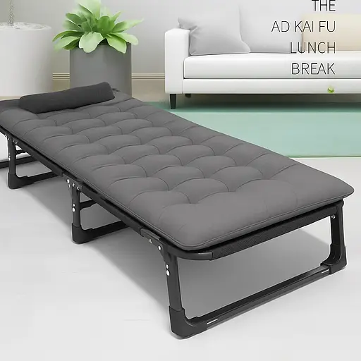 Розкладне ліжко з матрацом і подушкою Leobro Grey (LB-FB-A1-GRY) - фото 2