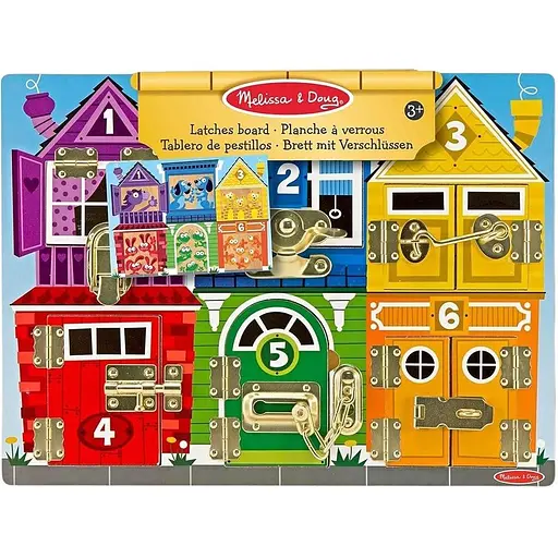Дерев’яна дошка із засувками Melissa & Doug (SM93406/6075185)