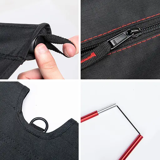 Розкладне ліжко Naturehike XJC05 NH20JJ001 поліестер + Oxford + алюміній (Бежевий) - фото 4