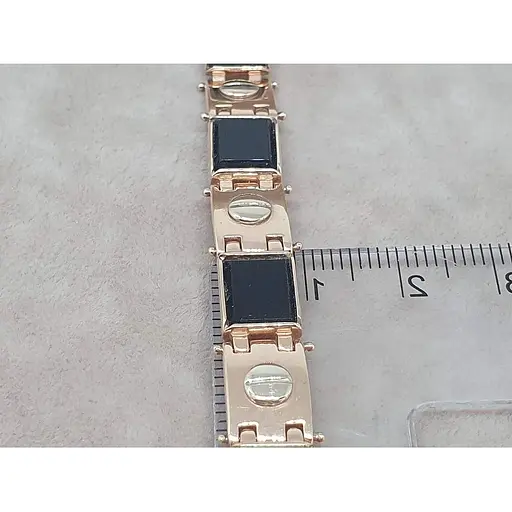 Золотой браслет Семейные драгоценности с ониксом. 1.52.0213 22 - фото 4