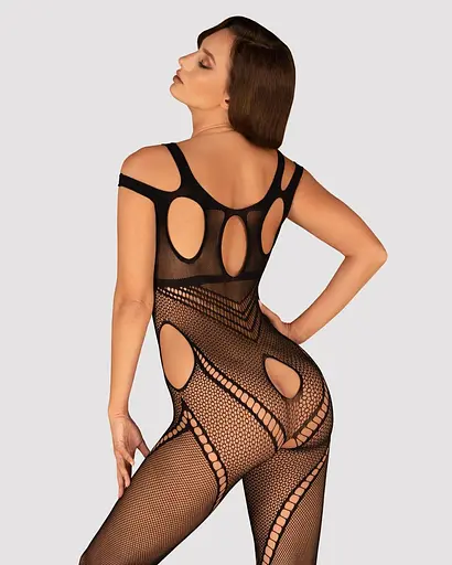 Бодістокінг Obsessive Bodystocking G322 фантасмагорично-силуетний крій S/M/L - фото 2
