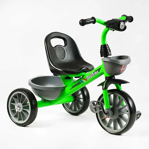 Велосипед триколісний Best Trike, EVA колеса 12’’, 10’’, музика, 2 кошики, BS-14640