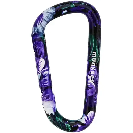 Брелок-карабін Munkees 3326 Flower purple 8х80 мм (1012-3326-PR)