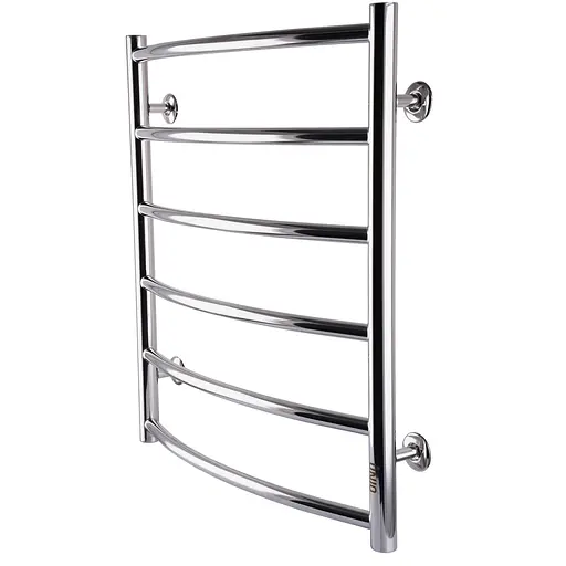 Водяна рушникосушка Unio LD W 600-500-6 Драбинка Дуга, Хром - фото 4