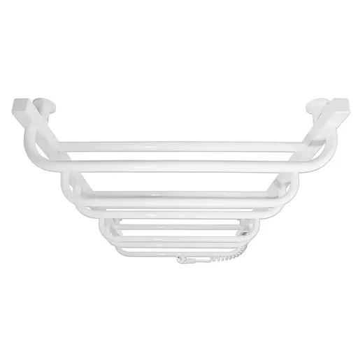 Электрический полотенцесушитель Laris Зебра Комфорт ЧФ10 500x900 Э правый R3 77700091, Белый, Правое, Электронный - фото 4