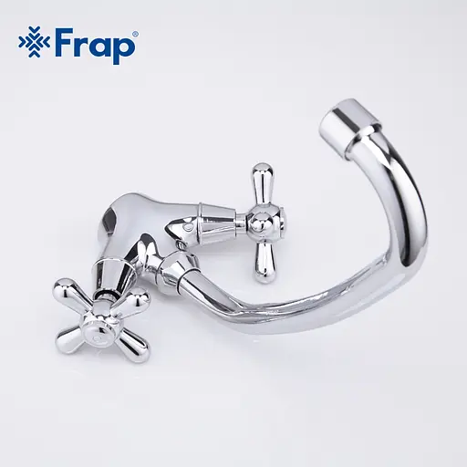 F4125 Змішувач для кухні буксовий шпилька Frap 1/10 Хром - фото 4
