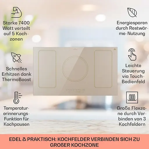 Індукційна варильна поверхня Klarstein Victoria 5 Flex (10040204) - фото 2